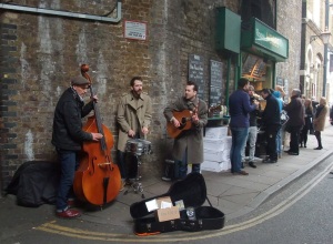 You may have to busk for your lunch..